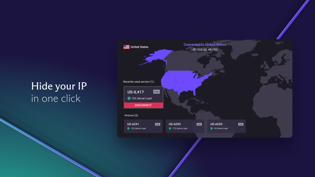 proton vpn hide your ip in one click