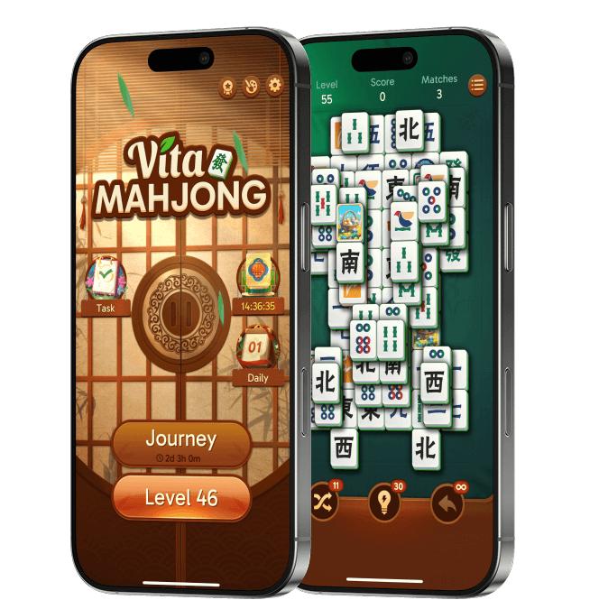 vita mahjong gameplay screen